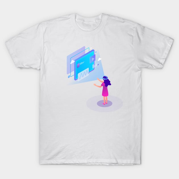 Isometric T-Shirt by tribhuvansuthar